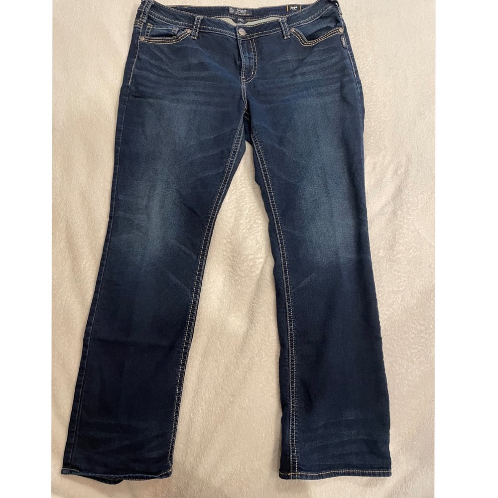 Silver/Aiko Mid Slim Bootcut Jeans